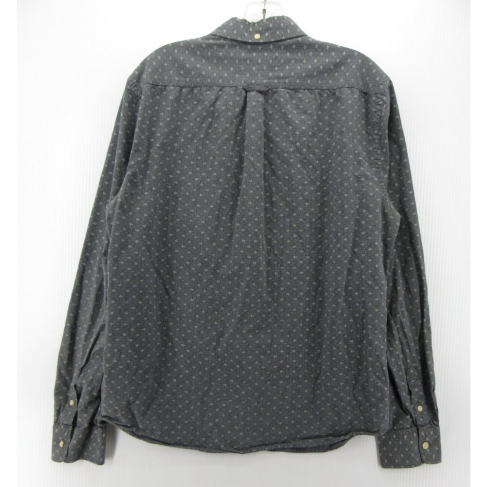 All Saints Shirt Medium Spitalfields Button Up Pocket AOP Japan Made * - Picture 7 of 11